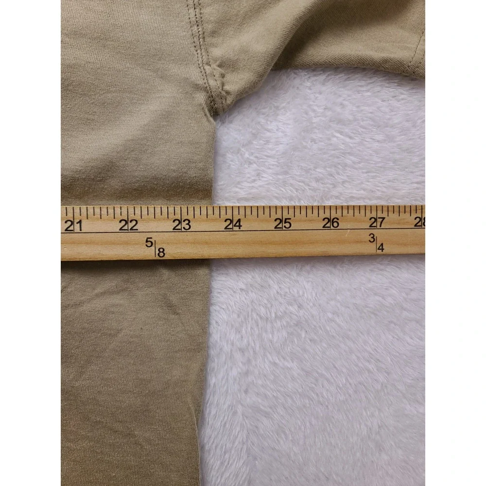 Vintage Russell Athletic High Cotton Pocket Men's T-shirt Tan Tavern Resto L